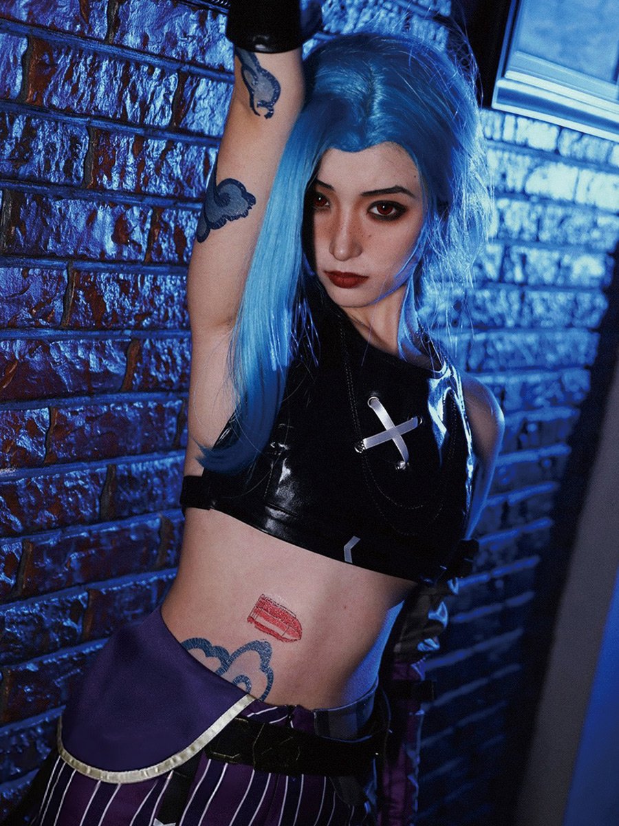 Jinx Outift Game Jinx Cosplay Costume – Aosig