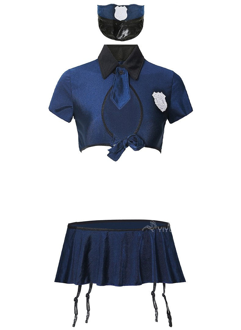 Flight Attendant Lingerie Set Air Hostess Cosplay Costume Hot Stewardess Uniform