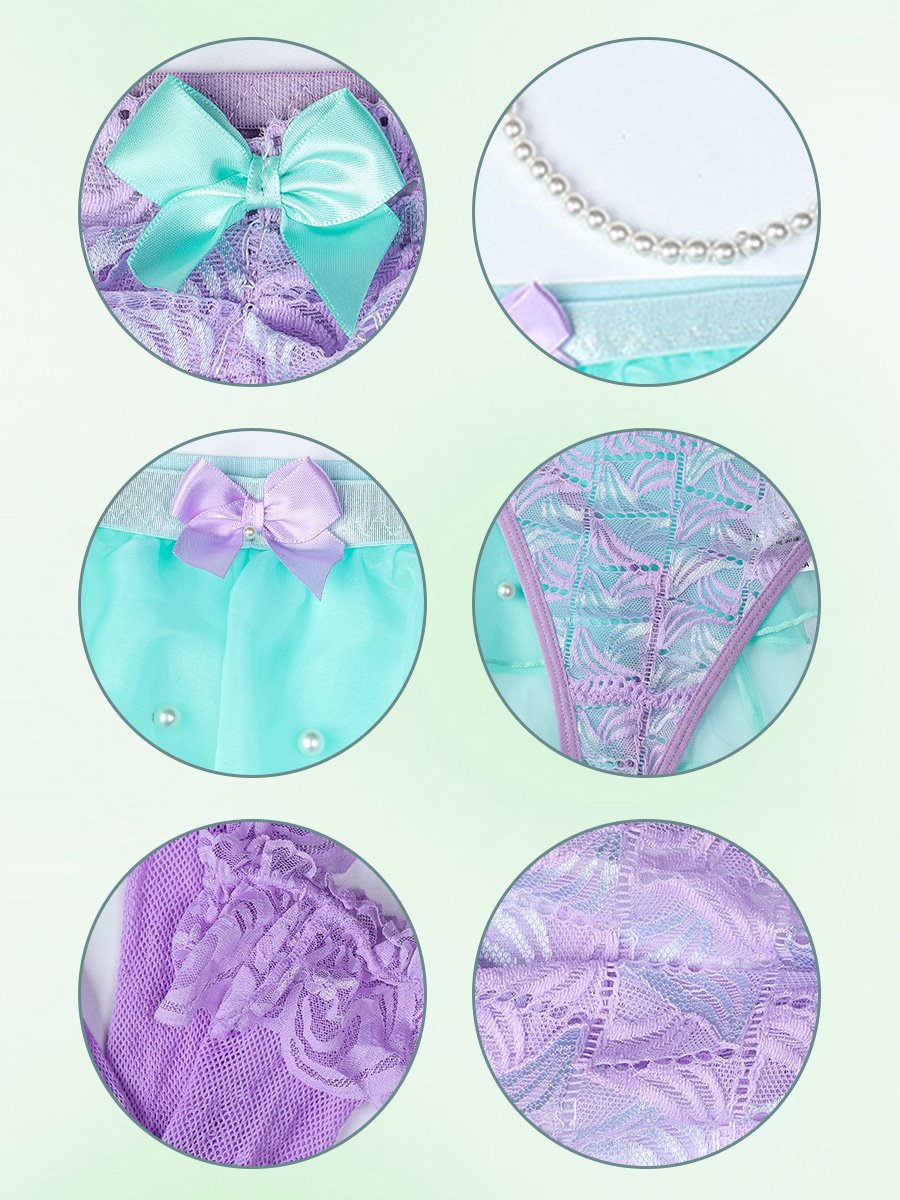 Pearl Strapless Bra and Panty Set