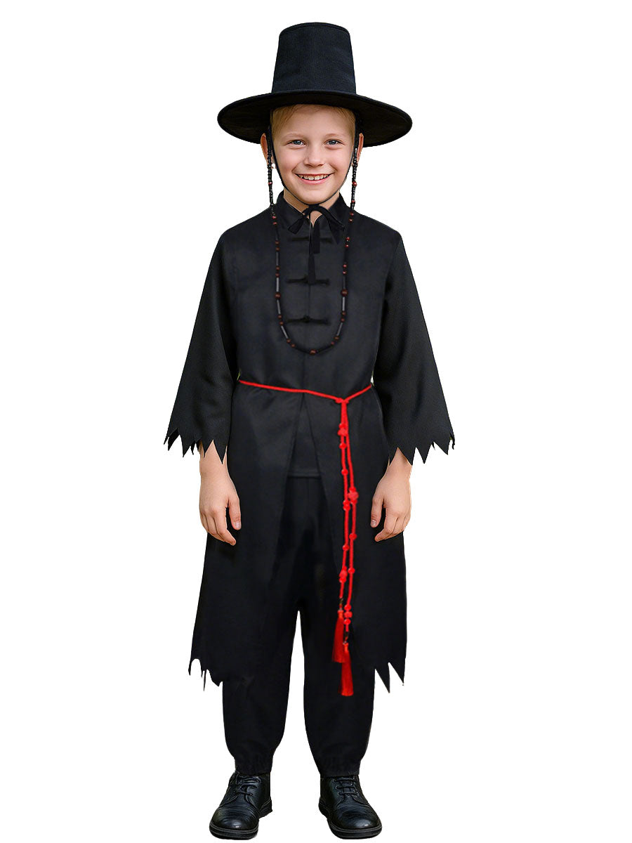Boys Black Korean Ghost Costume