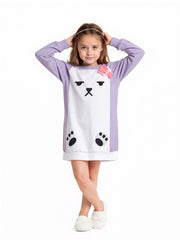 Kawaii Purple Bear Pajamas