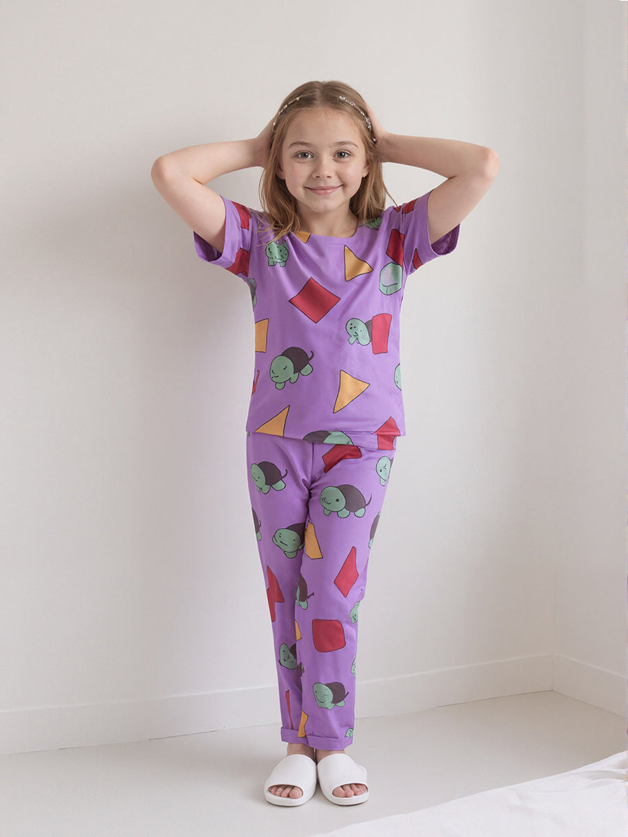 Daily Wear Purple Pajamas