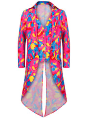 Men's Neon Printed Mardigras Outfit