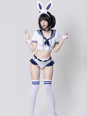 Navy Sailor Bunny Girl Cosplay Set