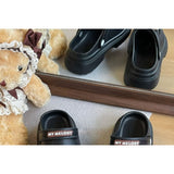 Mary-Jane-Clogs mit Plateausohle und Schleife