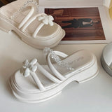 Platform Flower Sandals