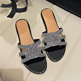 Sandalias con diamantes de imitación