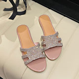 Sandalias con diamantes de imitación