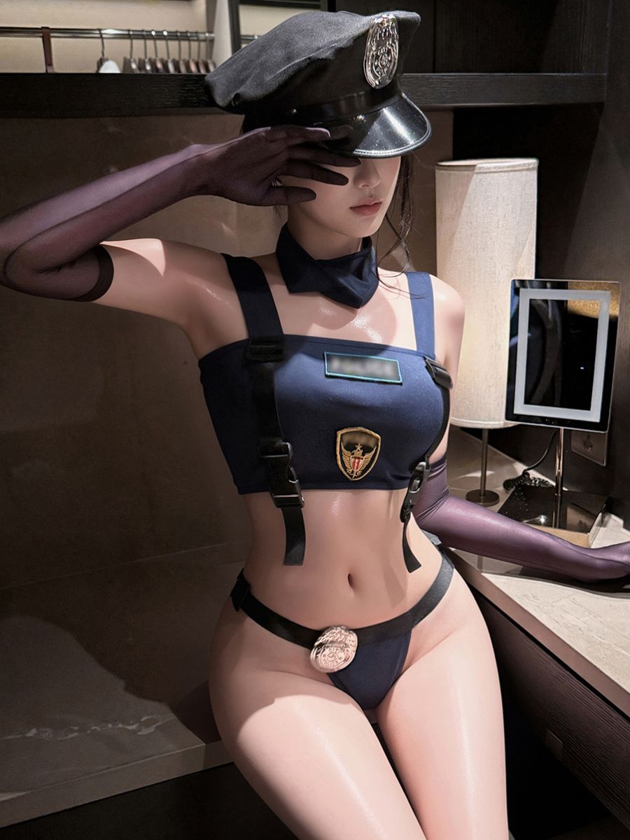 Sensual Police Officer Lingerie Set