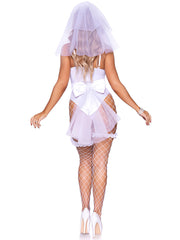 White Bride Cosplay Fancy Dress Costume
