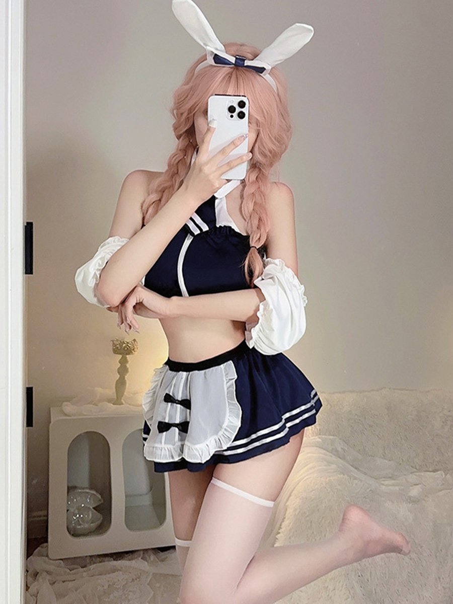 Bunny Maid Top and Skirt Set