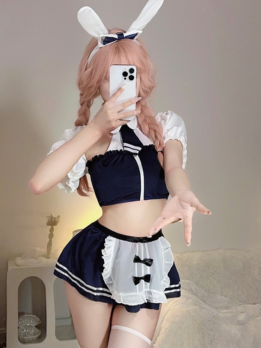 Bunny Maid Top and Skirt Set