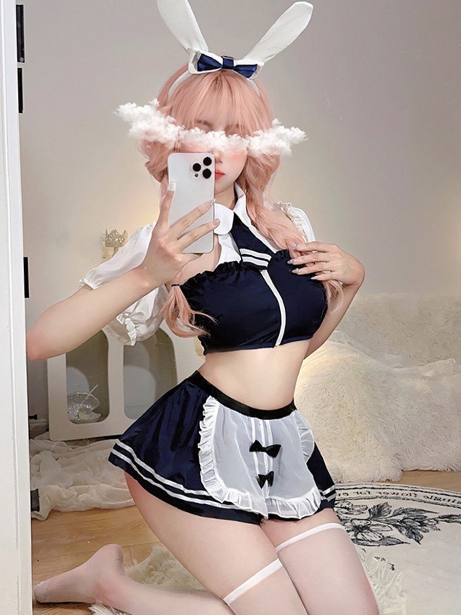 Bunny Maid Top and Skirt Set