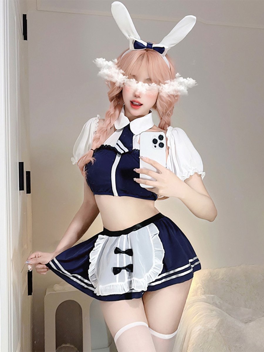 Bunny Maid Top and Skirt Set