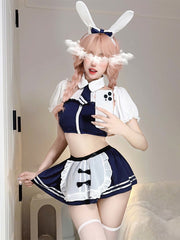Bunny Maid Top and Skirt Set