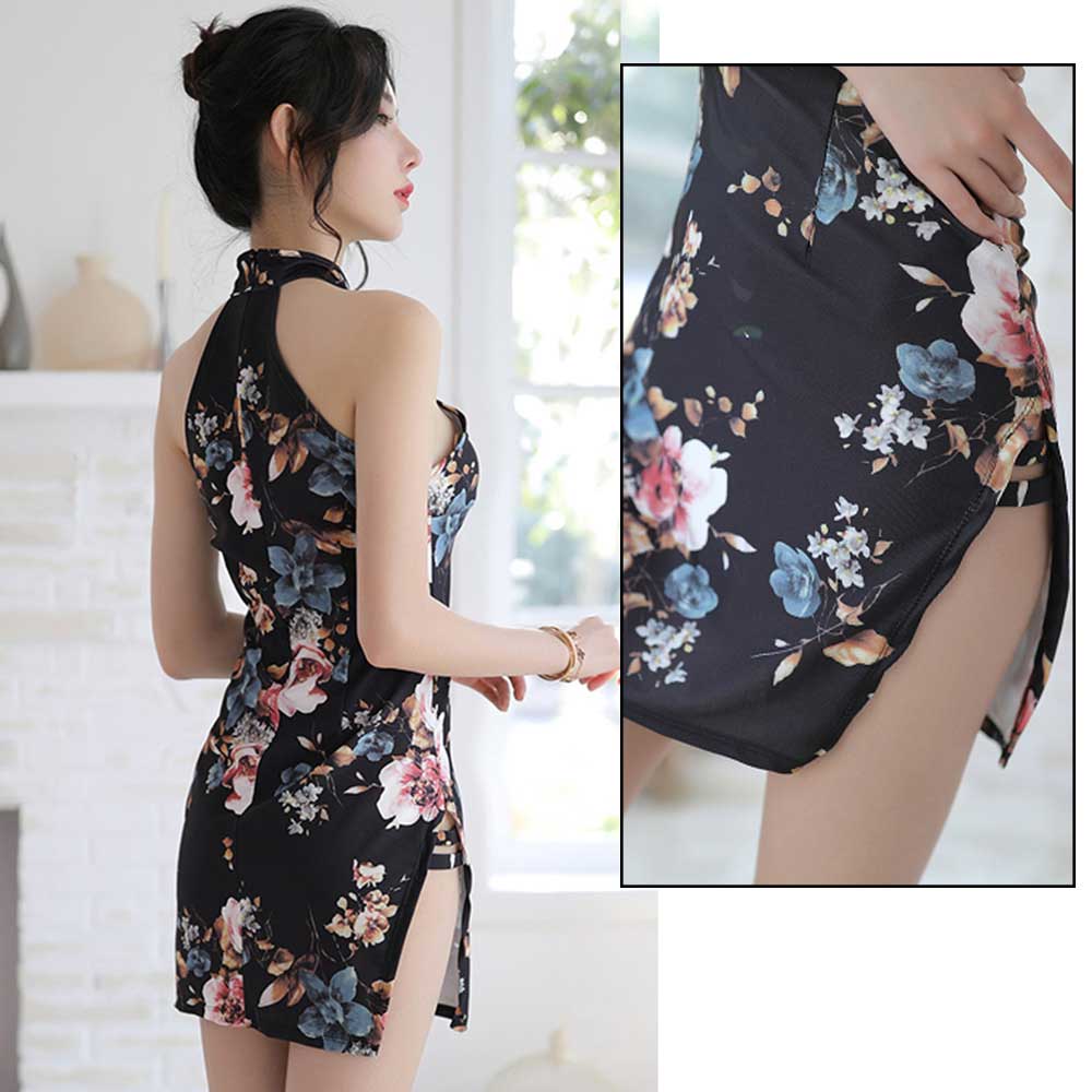 Cheongsam Traditional Qipao Babydoll Cosplay Lingerie Costume