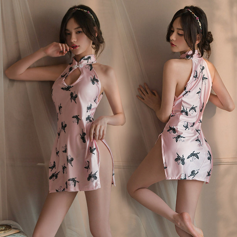Cheongsam Traditional Qipao Babydoll Cosplay Lingerie Costume