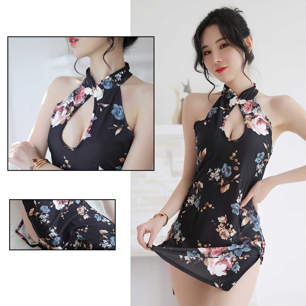 Cheongsam Traditional Qipao Babydoll Cosplay Lingerie Costume