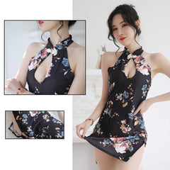 Cheongsam Traditional Qipao Babydoll Cosplay Lingerie Costume