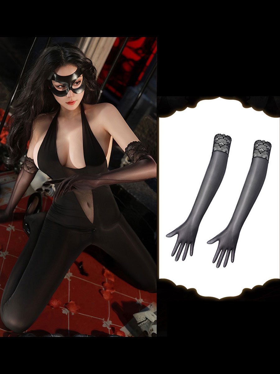 Wild Cat Crotchless Jumpsuit