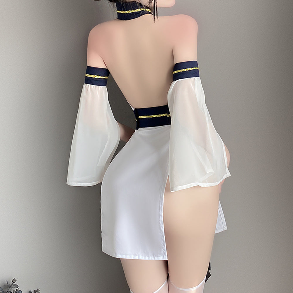 Kimono Lingerie Costume Japanese Anime Cosplay Underwear 4 Pieces Roleplay Outfits