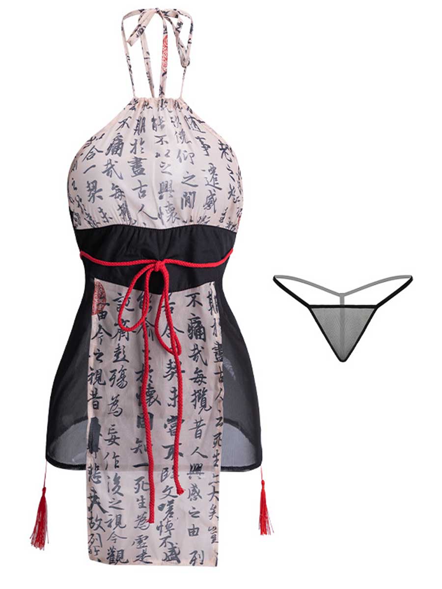 Kimono Style Lingerie Dress