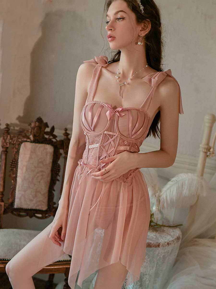 Lace Babydoll Lingerie Dress
