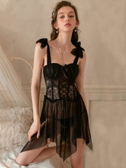 Lace Babydoll Lingerie Dress