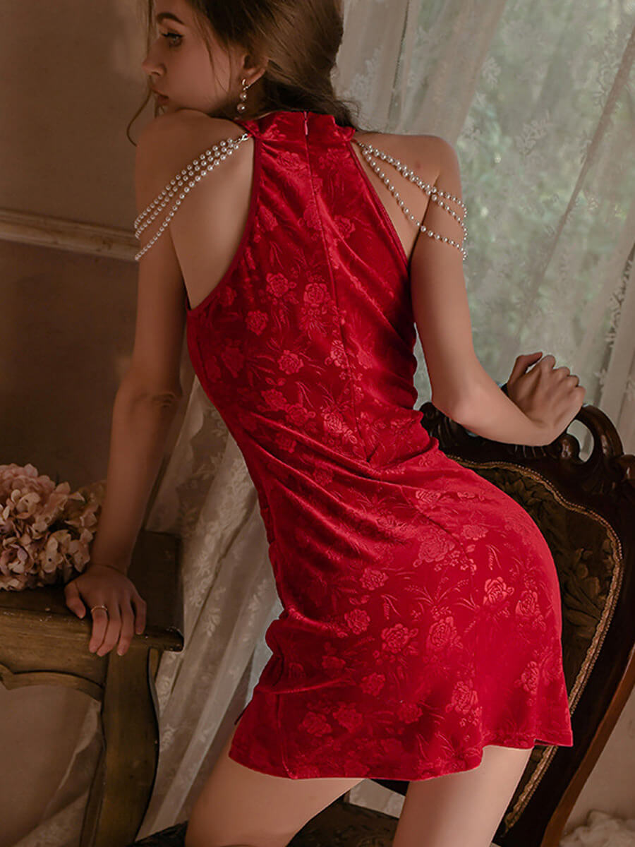 Pearl Chinese Cheongsam Dress