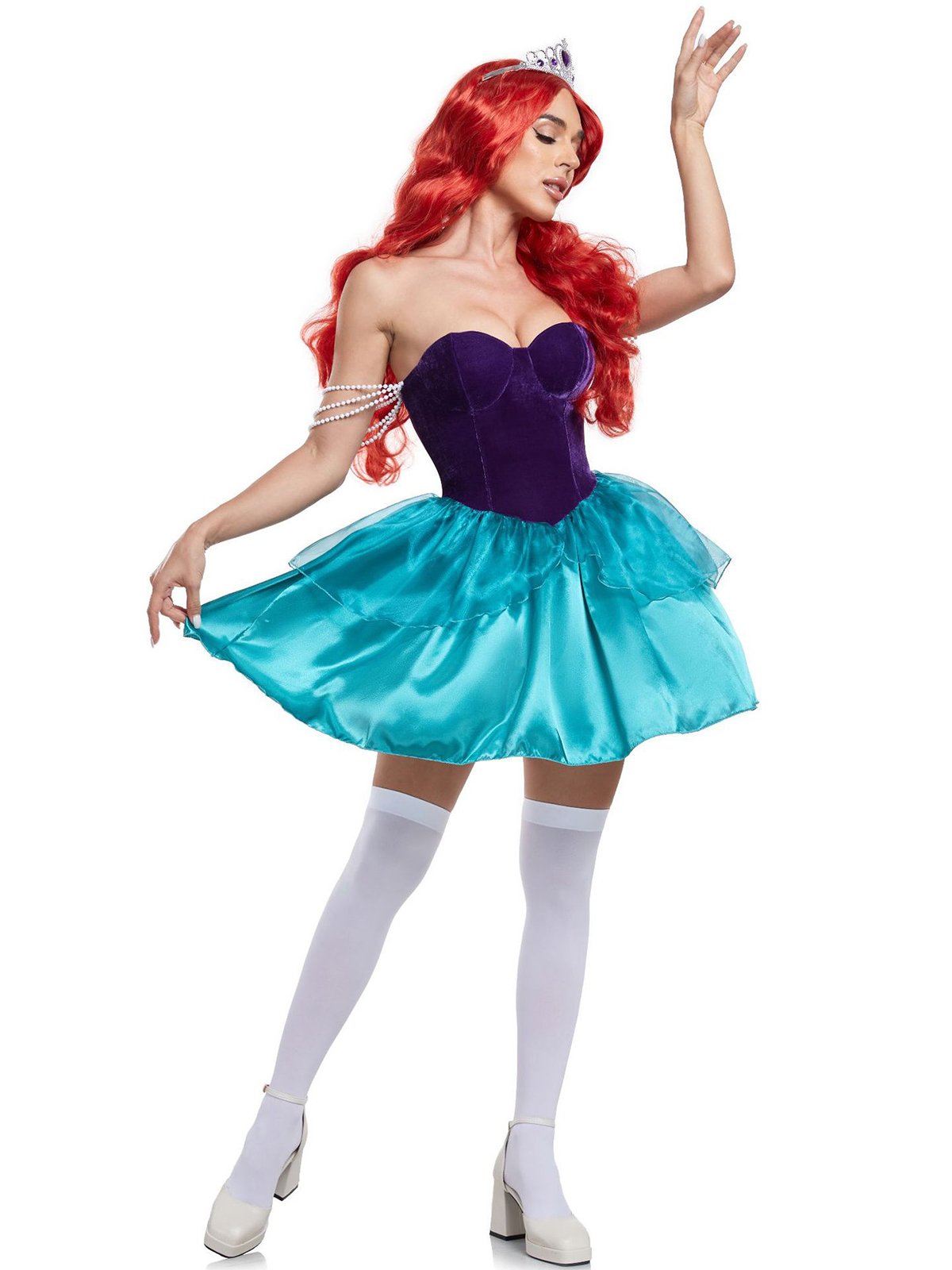 Velvet Little Mermaid Dress