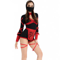 Ninja Costume Japanese Ninja Cosplay Lingerie Adult Ninja Warrior Romper Outfits