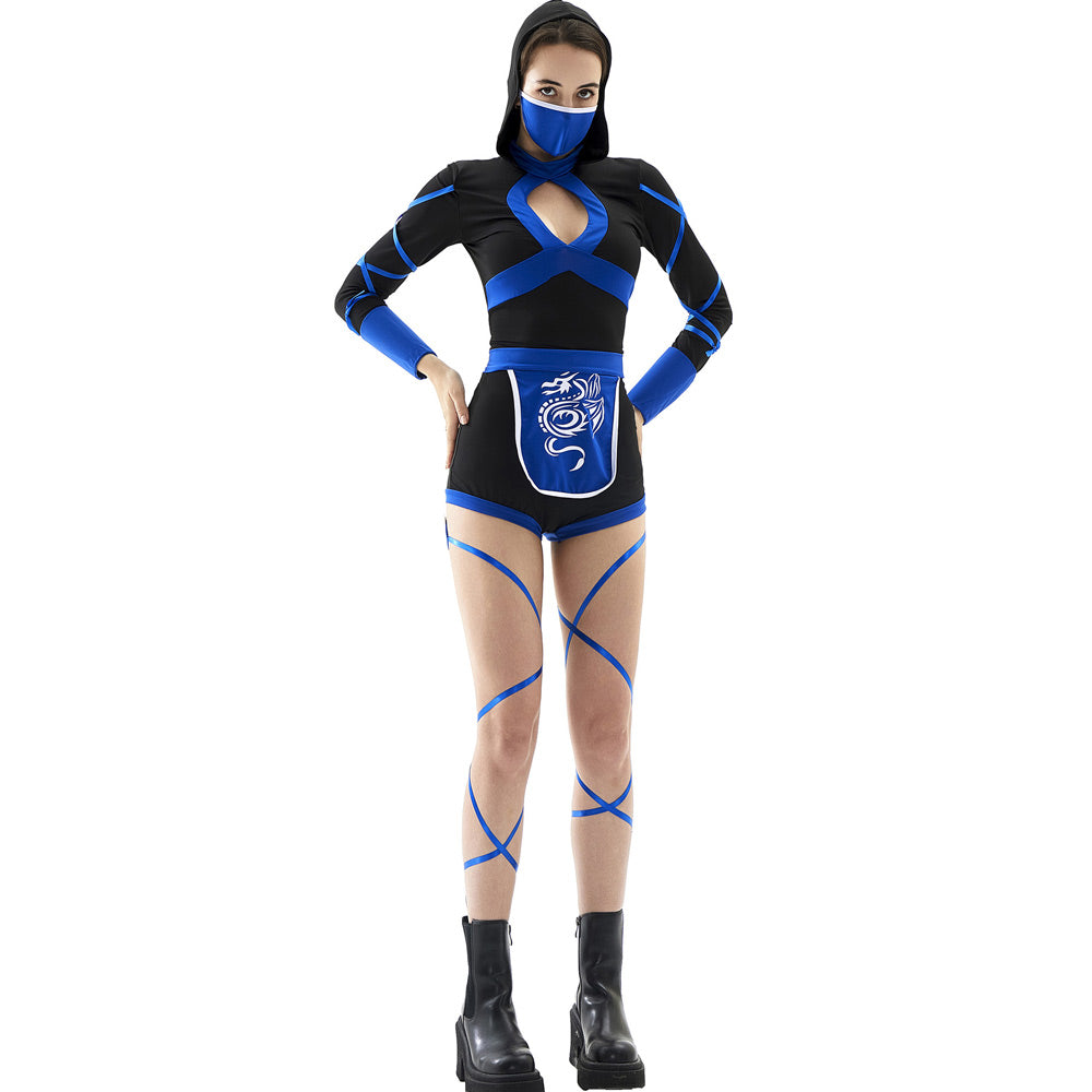 Ninja Costume Japanese Ninja Cosplay Lingerie Adult Ninja Warrior Romper Outfits