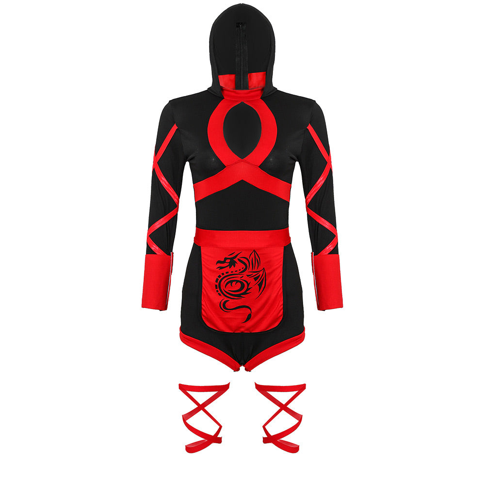 Ninja Costume Japanese Ninja Cosplay Lingerie Adult Ninja Warrior Romper Outfits