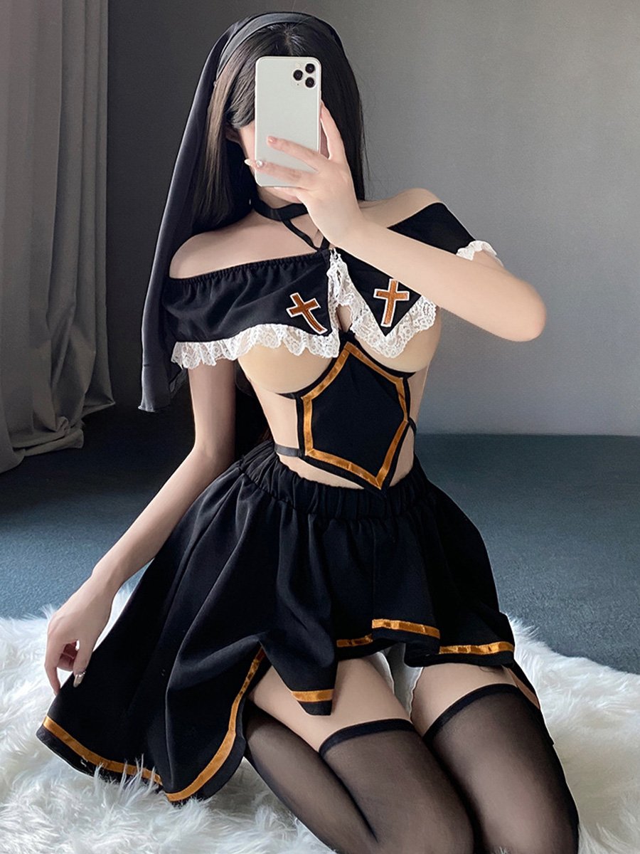 Cupless Nun Costume