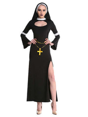 Sister Nun Cosplay Maxi Dress