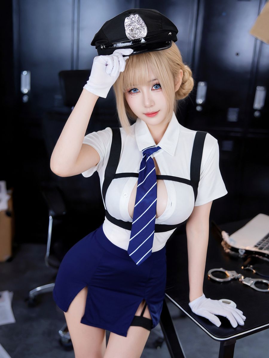 Police Officer Cosplay Uniform Set