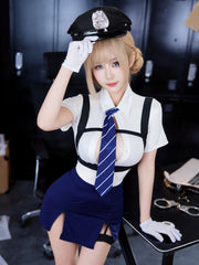 Police Officer Cosplay Uniform Set