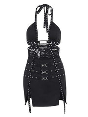 Studded Gothic Dress
