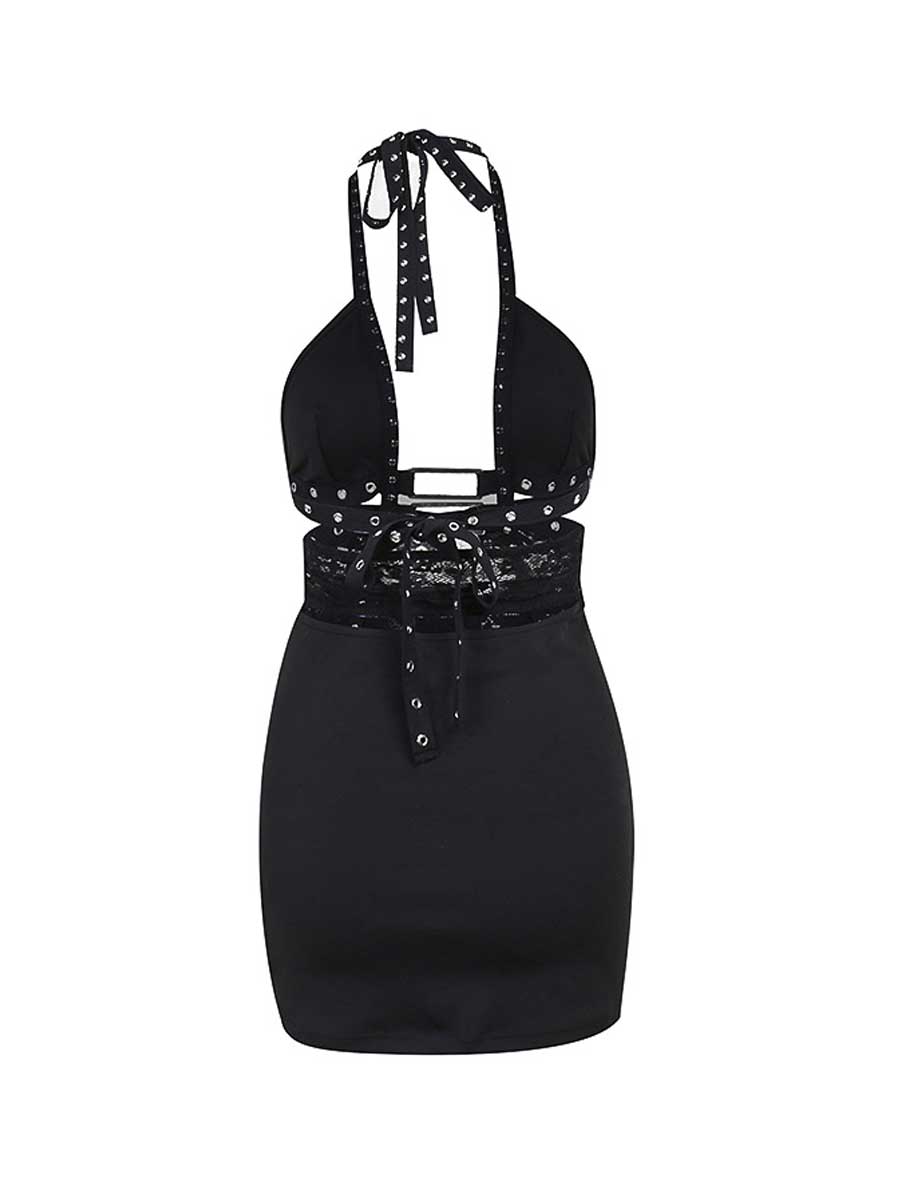 Studded Gothic Dress
