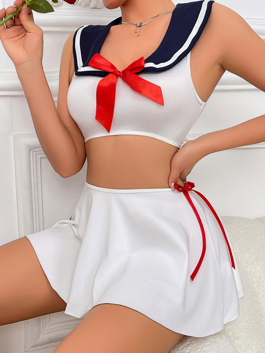 Nautical Top and Skirt