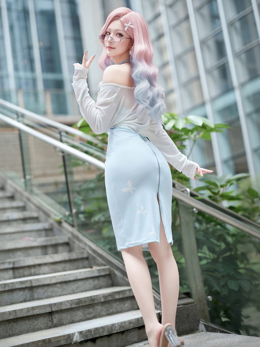 Secretary Bodycon Dress w/ Top