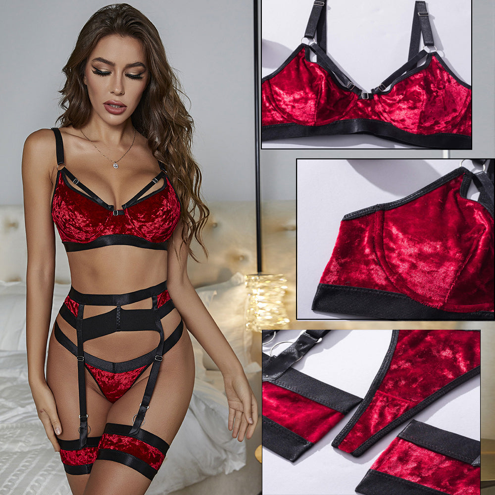 Velvet Lingerie Set