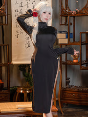 Reversible Cupless Cheongsam Dress