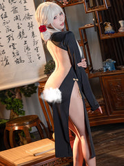 Reversible Cupless Cheongsam Dress