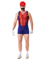 Men's Super Plumber Romper