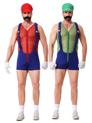 Men's Super Plumber Romper