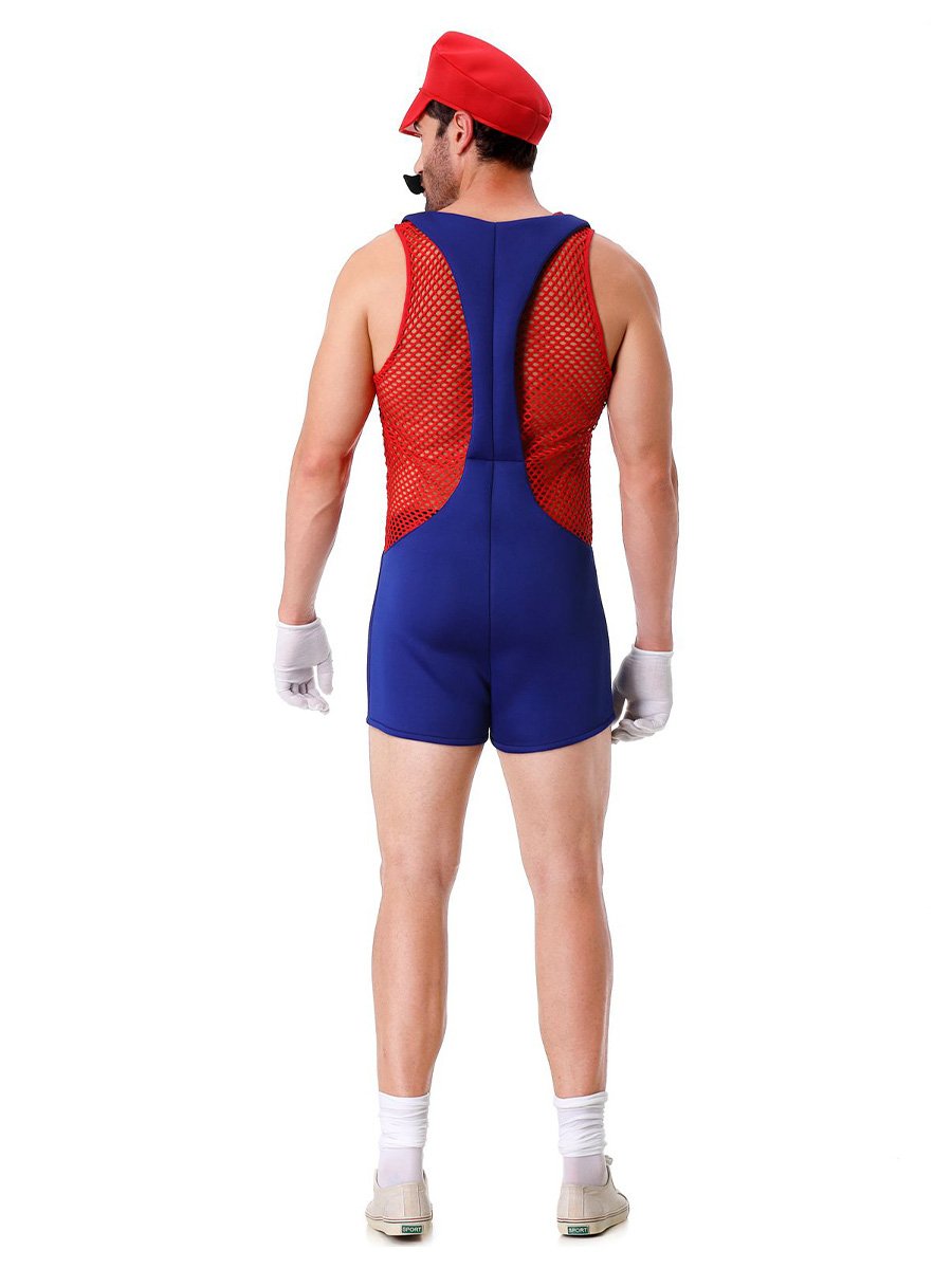 Men's Super Plumber Romper