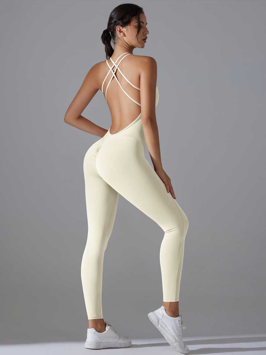 Yoga Workout Full Length Jumpsuit