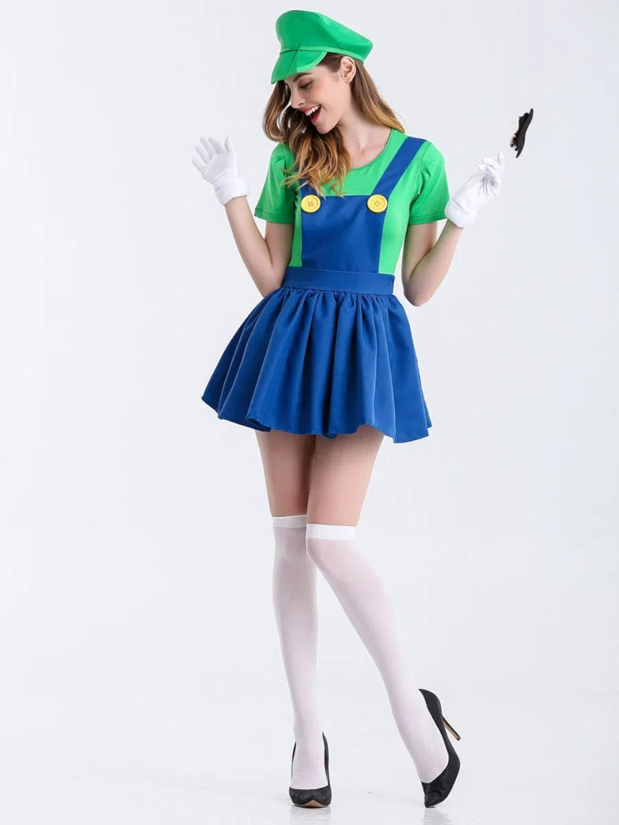 Game Plumber Fancy Dress Costume