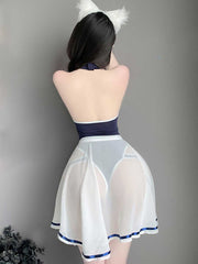 Unique Snap Crotch Swimsuit